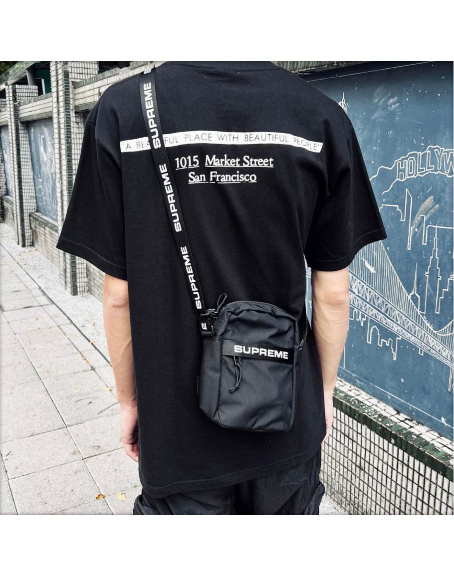 ショルダーバッグsupreme shoulder bag black